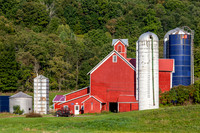 Photograph of Ce Car Farm at Bloomville in Delaware County, New York.