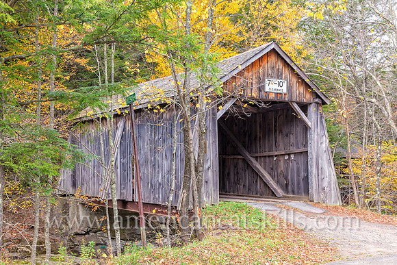 The Tappan Covered Bridge, formerly known as the Kittle Covered Bridge, is located in the Dry Brook Valley south of Arkville in the town of Hardenburgh in Ulster County.