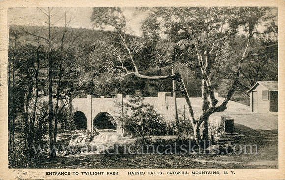Entrance to Twilight Park, Haines Falls, Catskill Mountains, N. Y.