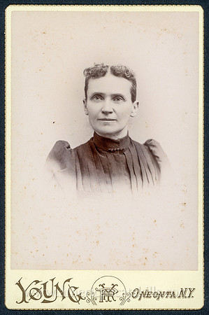 Vintage portrait taken by photographer Perry R. Young.