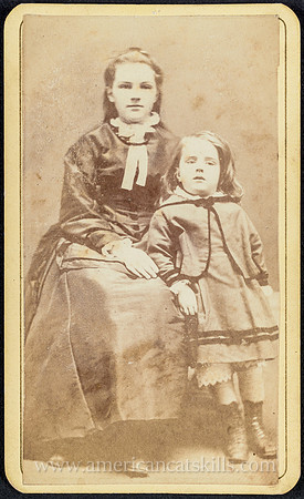 Portrait of Agnes Howland and Slocum Howland / C.E. Van Gorden, 93 Main Street, Catskill, N.Y.