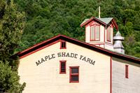 Photograph of the historic Maple Shade Farm in Delhi, New York.