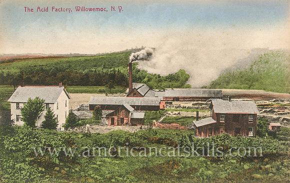 Vintage photo by Otto Hillig titled “The Acid Factory, Willowemoc, N.Y.”
