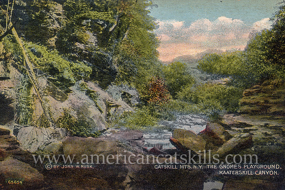 Catskill Mts., N. Y., The Gnomes Playground, Kaaterskill Canyon