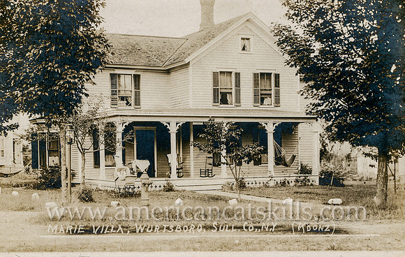 Photograph by E. A. Koonz titled "Marie Villa, Wurtsboro, Sull. Co., N.Y."