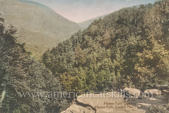 Haines Falls Canyon, Haines Falls, Catskill Mts.