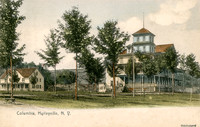 Vintage postcard titled "Columbia, Hurleyville, N. Y." published by the photographic firm of Laidlaw and Wood of Hurleyville, New York.