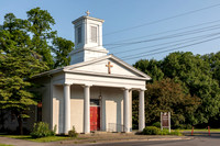 Photograph and history of the historic Trinity Church at Saugerties, New York.