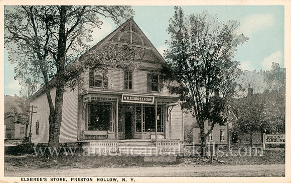 Elsbree's Store, Preston Hollow, N. Y.