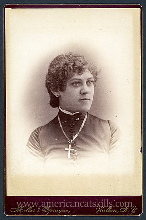 Portrait, Young Woman with Cross