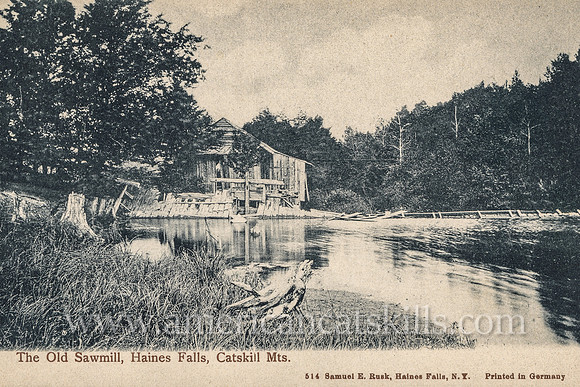 The Old Sawmill, Haines Falls, Catskill Mts.