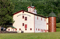 Photograph of the historic Maple Shade Farm in Delhi, New York.